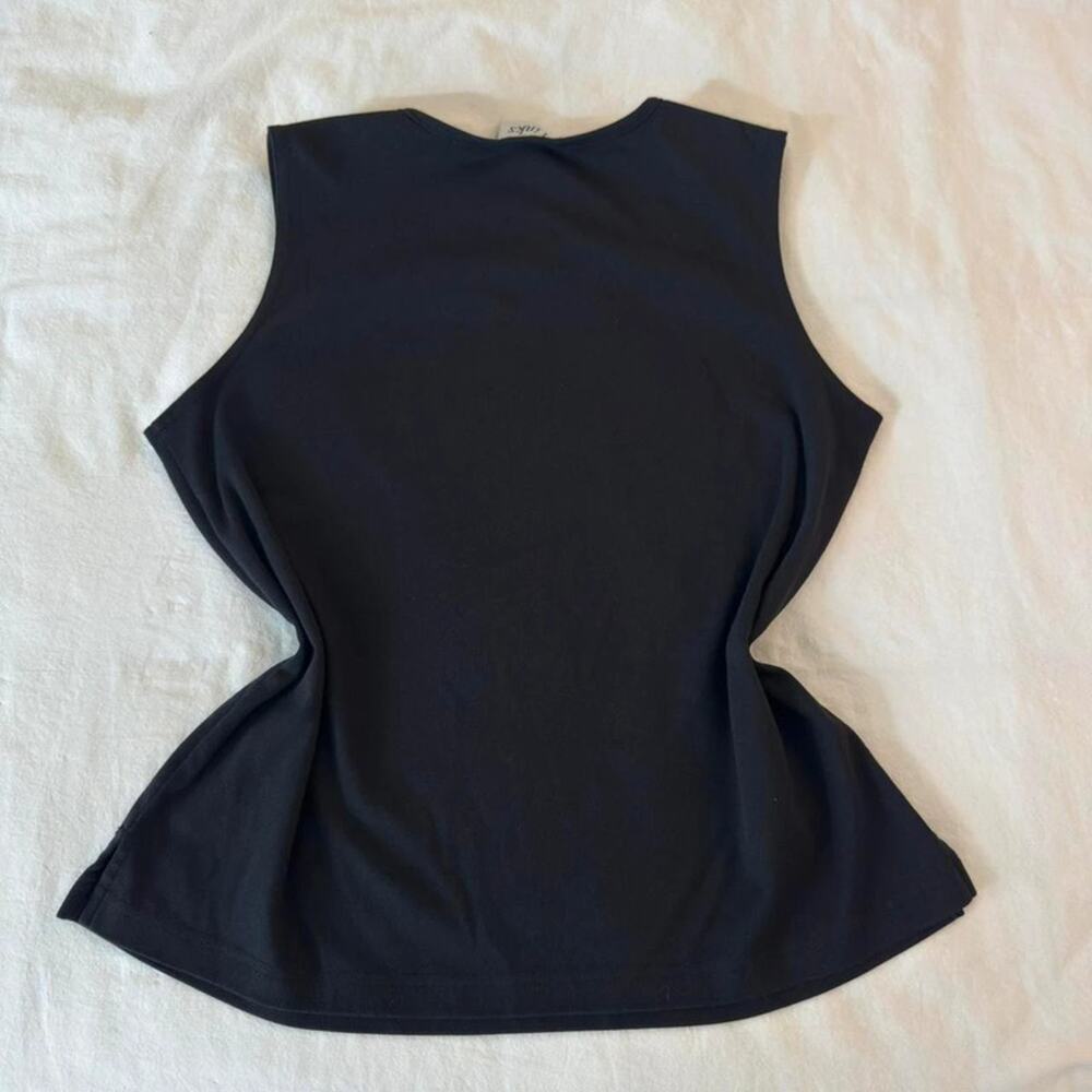 Vintage 2000s Black Silver Studdedβ Tank - Picture 4 of 5